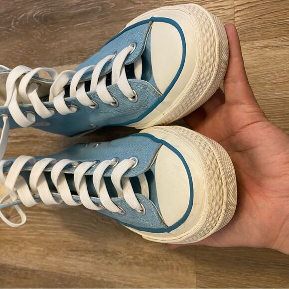 Converse x Golf Le Fleur Chuck 70 High Top Gulf Stream blue retro Women 7.5 EUC - Picture 5 of 15